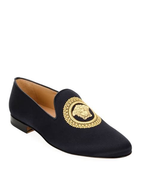 versace men slipper|versace loafers men's sale.